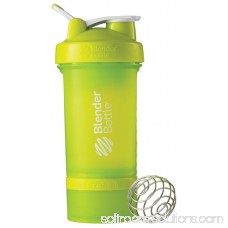 BlenderBottle 22oz ProStak Shaker with 2 Jars, a Wire Whisk BlenderBall and Carrying Loop FC Blue 553888597